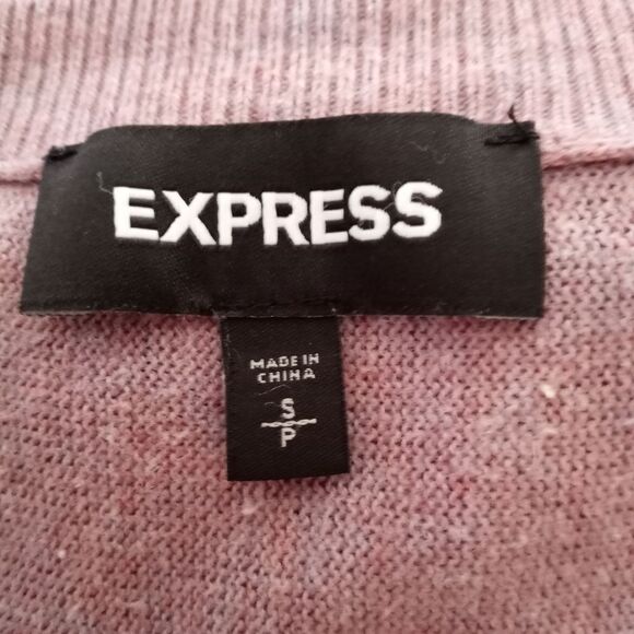EXPRESS MAUVE SWEATEE SZ.S EUC - Picture 4 of 5